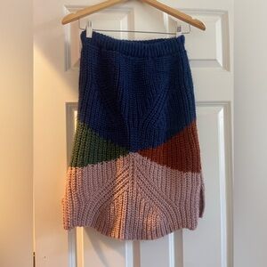 Bobo Choses Kids Colorblock Knit Skirt